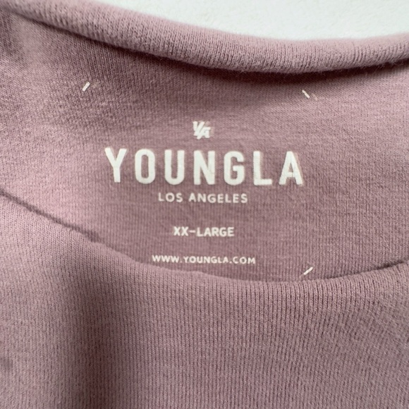 YoungLA Mauve Crewneck Sweatshirt - XXL - “Inspire the Next Generation” - Picture 3 of 7